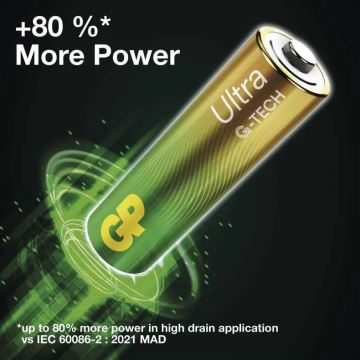 2 buc Baterie alcalină C GP ULTRA 1,5V