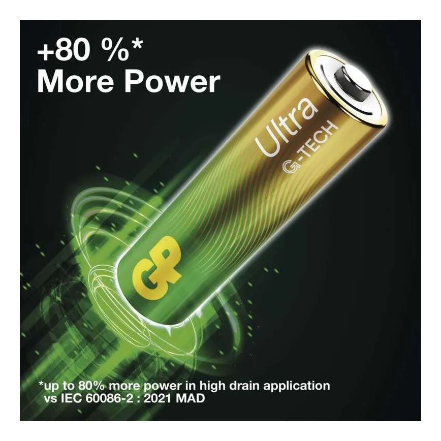2 buc Baterie alcalină C GP ULTRA 1,5V