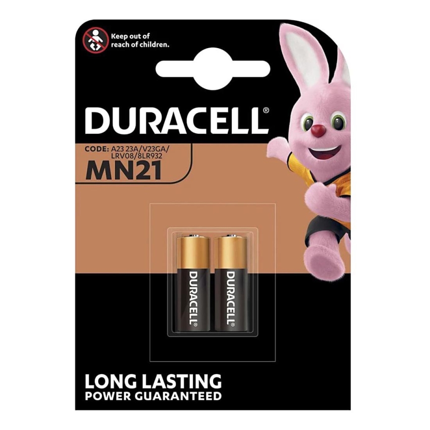 2 buc. baterie alcalină Duracell MN21/A23 12V 50 mAh