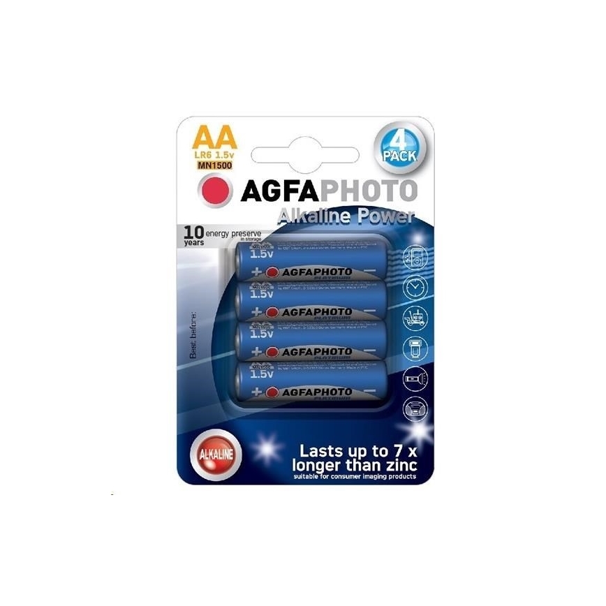 4 buc Baterie alcalină AA 1,5V