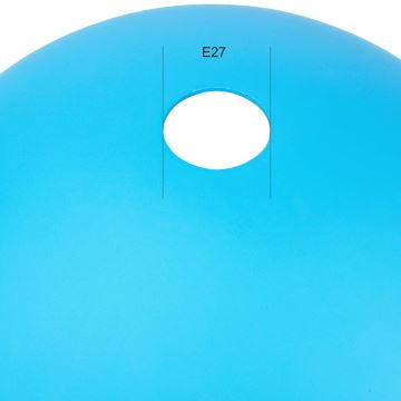 Abajur de rezervă din sticlă DAY & NIGHT E27 d. 30 cm albastru