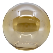 Abajur de rezervă din sticlă E14 d. 15 cm bej