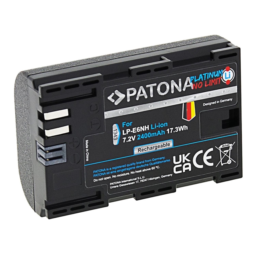 Acumulator Canon LP-E6NH 2400mAh Li-Ion Platinum EOS R5/R6 PATONA