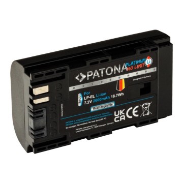 Acumulator PATONA Canon LP-EL 2600mAh Li-Ion Platinum pentru bliț Speedlite EL-1