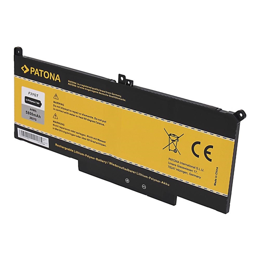 Acumulator PATONA pentru DELL Latitude E7270/E7470 5800mAh Li-Pol 7,6V