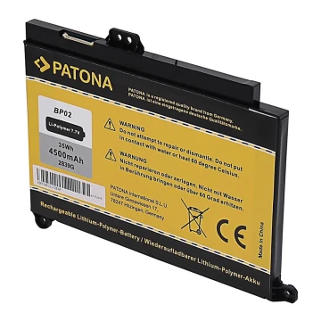 Acumulator PATONA pentru HP Pavilion PC 15 AU 4500mAh Li-Pol 7,7V BP02XL