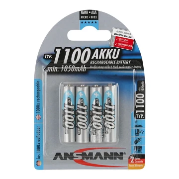 Ansmann 07521 Micro AAA - 4buc baterii reincarcabile AAA NiMH1,2V/1050mAh