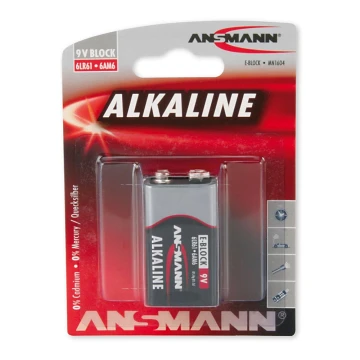 Ansmann 09887 6LR61 9V-Block RED baterie alcalina 9V bl1