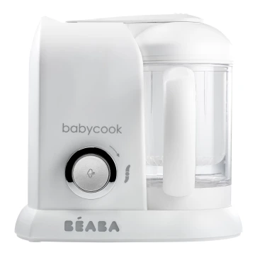 Aparat de gătit cu aburi cu blender BABYCOOK alb Beaba