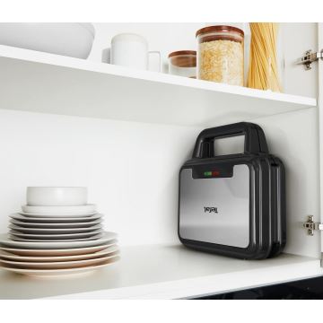 Aparat de sandvici Tefal ULTRA COMPACT 3 în 1 700W/230V negru/crom