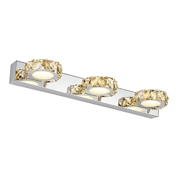 Aplică de cristal CHAMPAGNE 3xLED/3W/230V