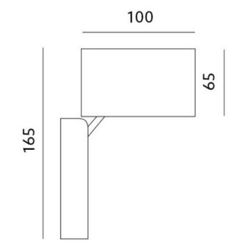 Aplică de exterior 1xGU10/35W/230V IP44 neagră