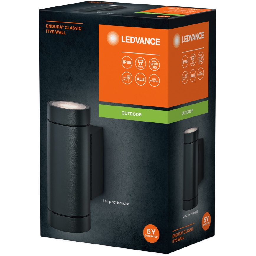 Aplică de exterior Ledvance ITYS 2xGU10/35W/230V IP65