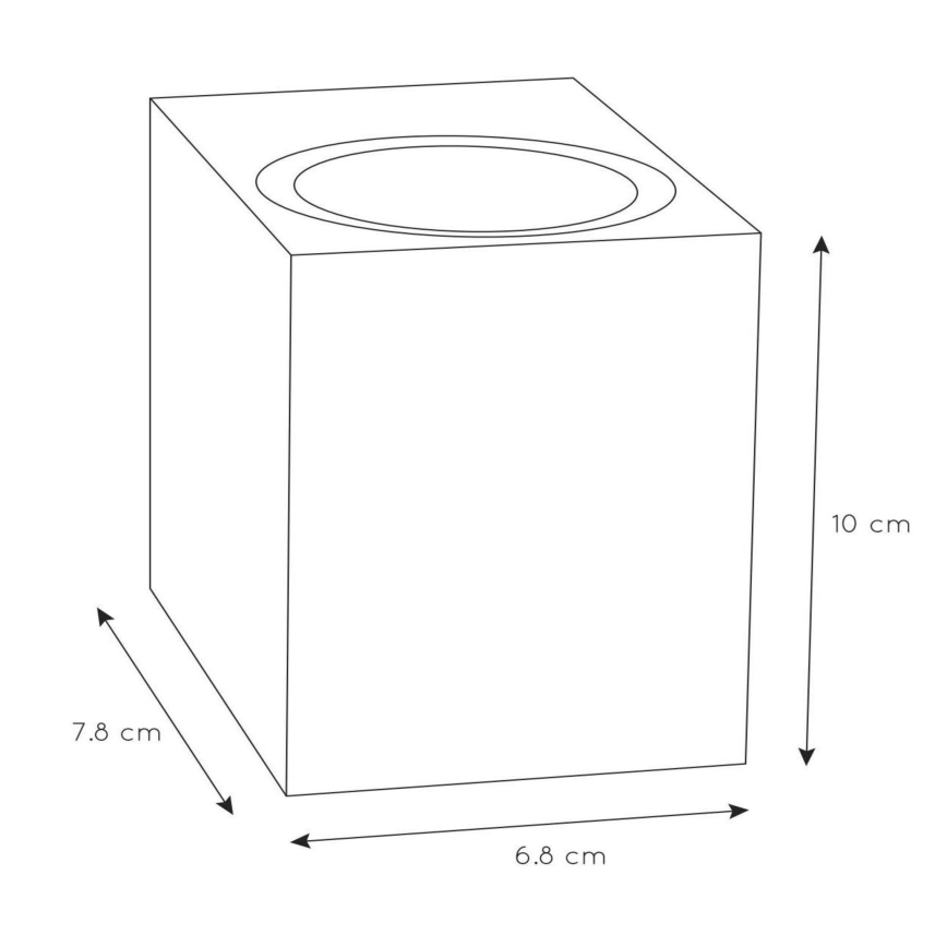 Aplică de exterior Lucide 69800/01/30 ZARO 1xGU10/35W/230V IP44 negru