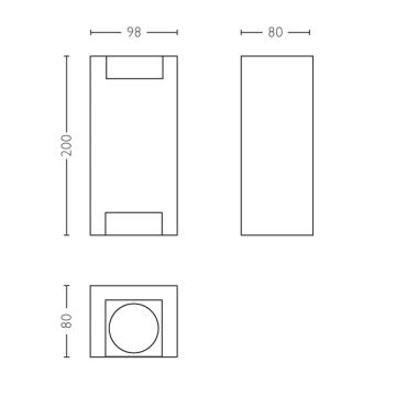 Aplică de exterior 2xGU10/5W IP44 Philips