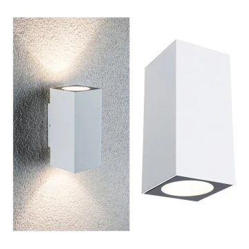 Aplică de exterior Paulmann 94330 2xLED/2,8W IP44 FLAME 230V albă