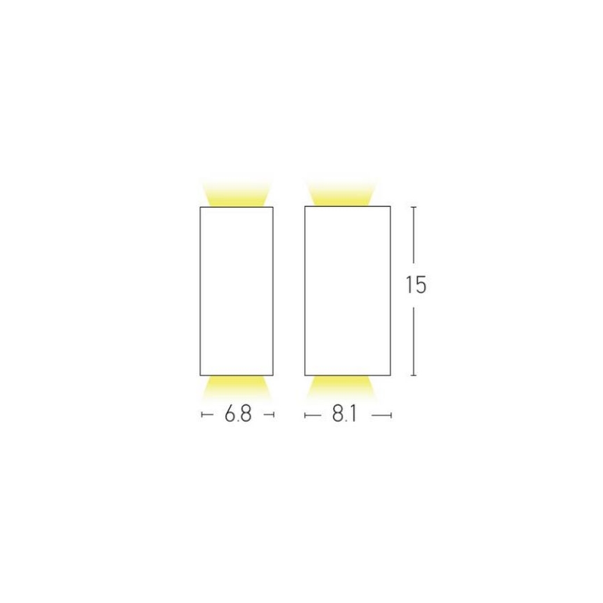 Aplică de exterior Zambelis E122 2xGU10/15W/230V IP54 antracit