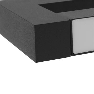 Aplică LED flexibilă de exterior 2xLED/4W/230V IP54 30 cm negru