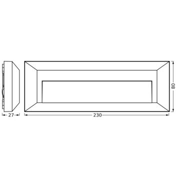 Aplică LED de exterior Ledvance ENDURA STYLE IVAN LED/1,9W/230V IP65