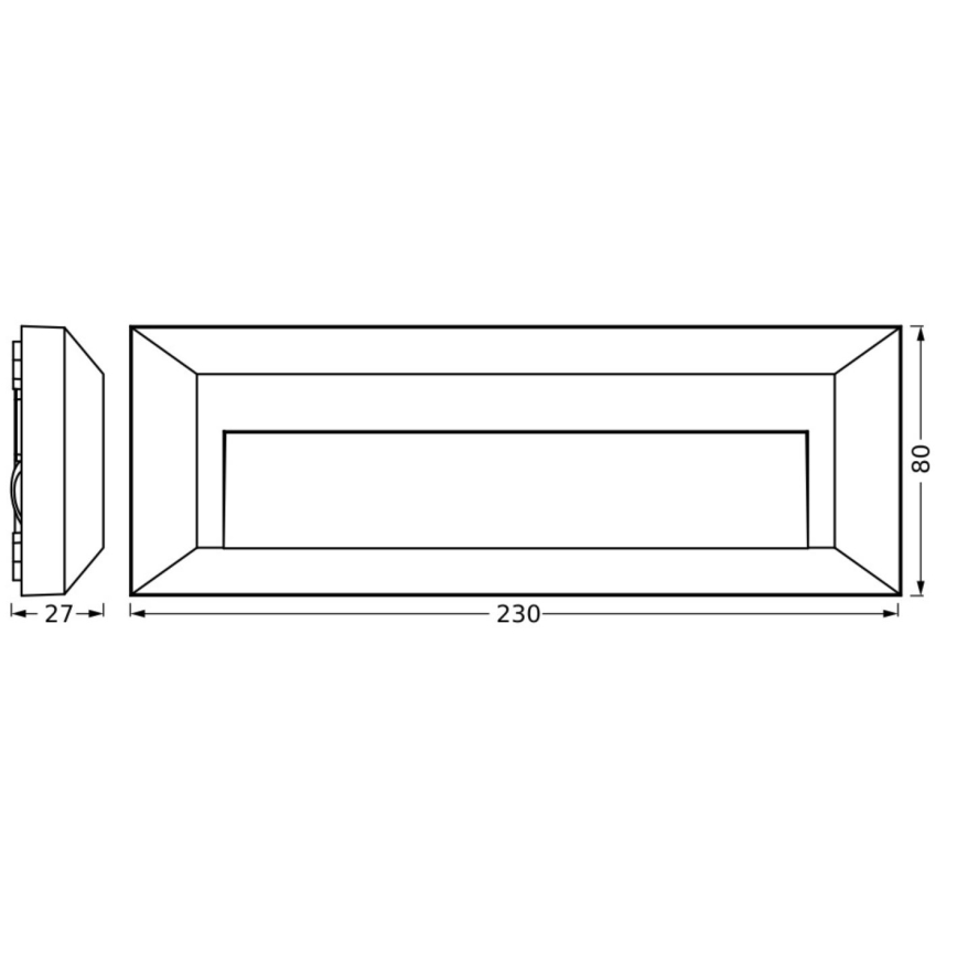 Aplică LED de exterior Ledvance ENDURA STYLE IVAN LED/1,9W/230V IP65