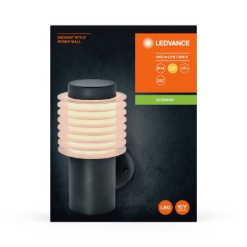 Aplică LED de exterior Ledvance ENDURA RONDO LED/9W/230V IP44 antracit