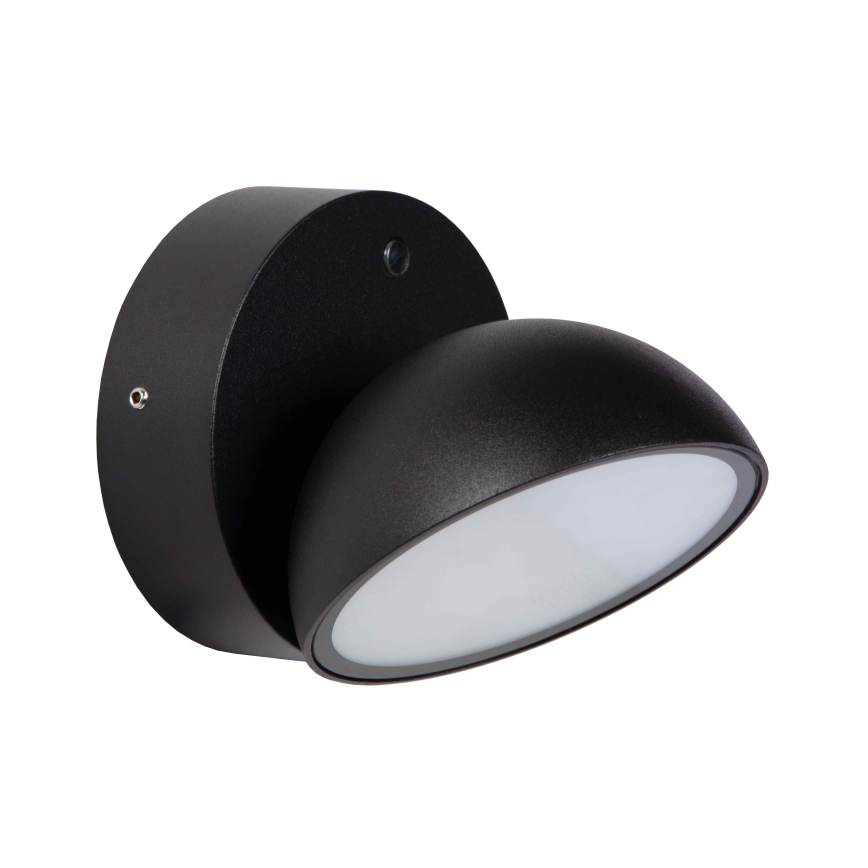 Aplică LED de exterior cu senzor Lucide 22865/12/30 FINN LED/12W/230V IP54 negru