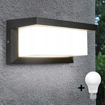 Aplică LED de exterior NEELY 1xE27/10W/230V 4000K IP54 antracit