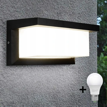 Aplică LED de exterior NEELY 1xE27/10W/230V 4000K IP54 negru