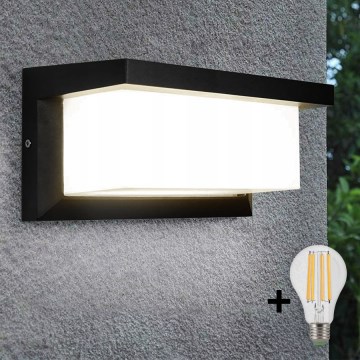 Aplică LED de exterior NEELY 1xE27/9W/230V 4000K IP54 negru