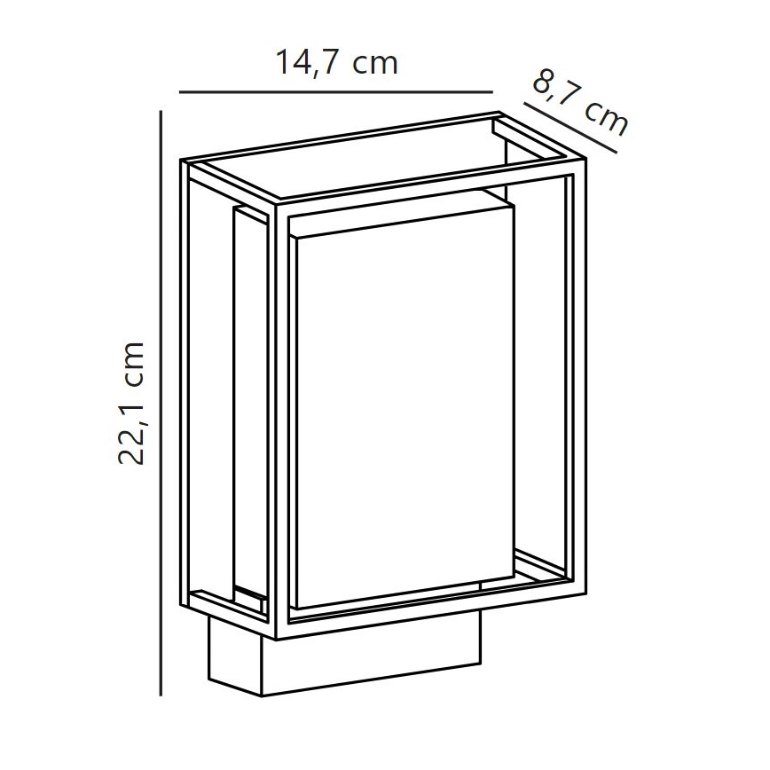 Aplică LED de exterior Nordlux NESTOR LED/8W/230V IP44