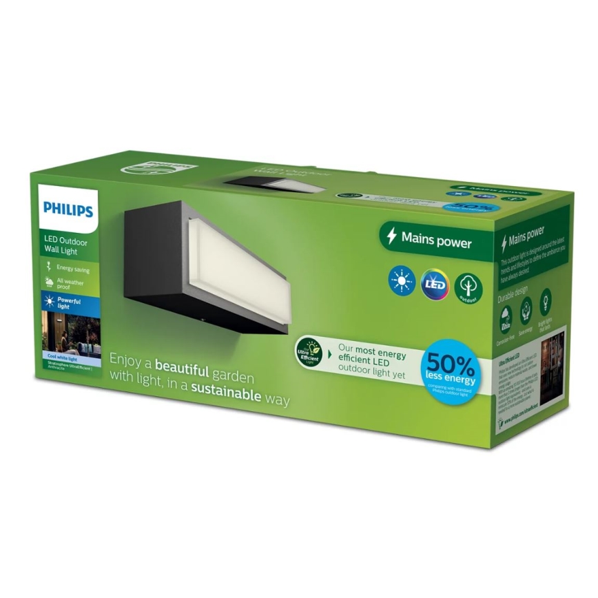 Aplică LED de exterior Philips STRATOSPHERE LED/3,8W/230V 4000K IP44