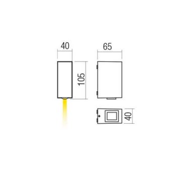 Aplică LED de exterior Redo 90418 ACE LED/3,36W/230V 4000K IP54 maro