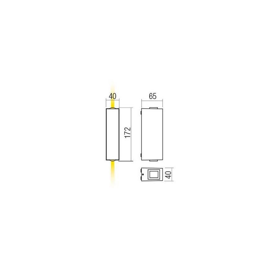 Aplică LED de exterior Redo 90422 ACE LED/5,84W/230V 4000K IP54 antracit