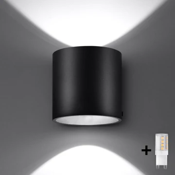 Aplică LED FRIDA 1xG9/4W/230V negru Brilagi