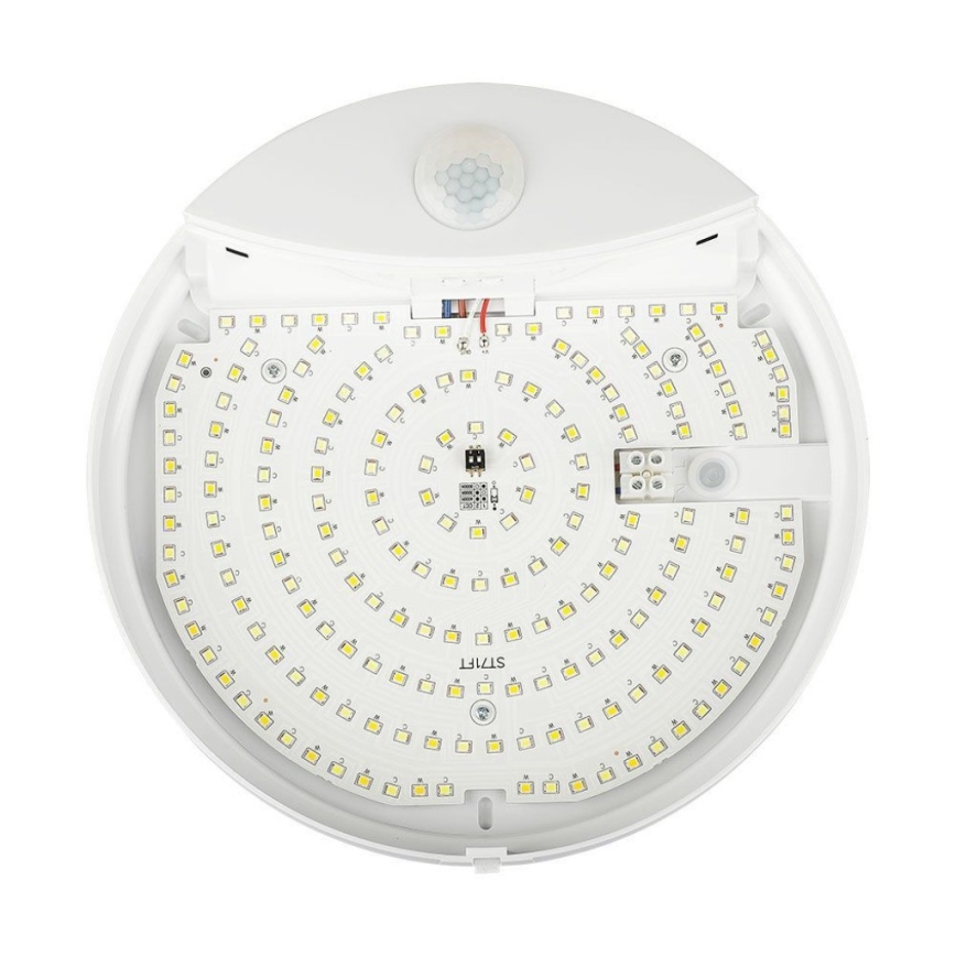 Aplică LED cu senzor pentru baie SAMSUNG CHIP LED/15W/230V 3000/4000/6000K IP44 alb