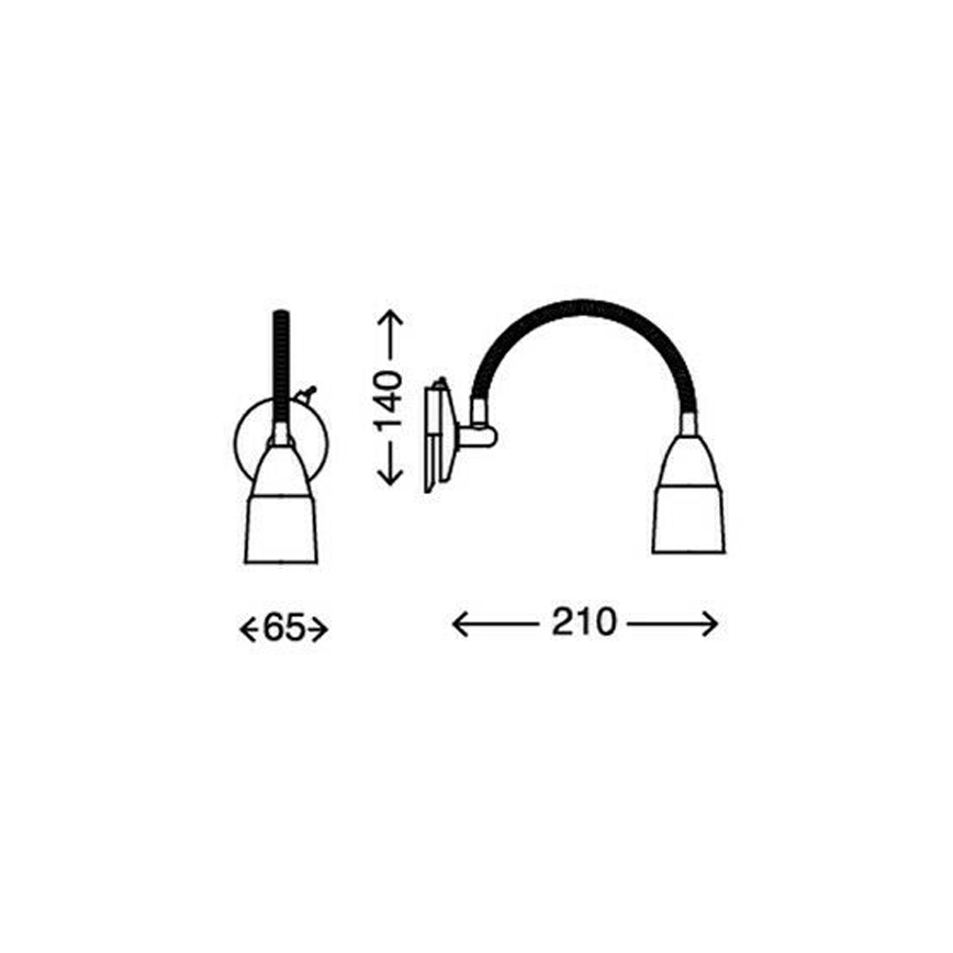 Aplică LED pentru oglindă Briloner 2097-018 SPLASH 1xG9/2,25W/230V