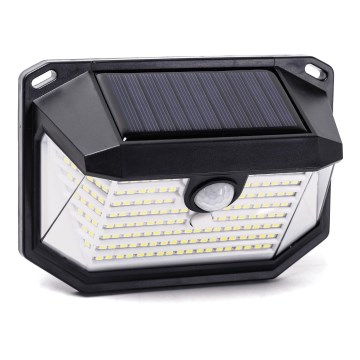 Aplică LED solară cu senzor Aigostar LED/0,8W/5,5V 6500K IP65