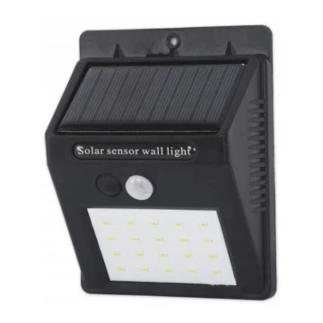 Aplică LED solară cu senzor LED/0,55W/3,7V IP65