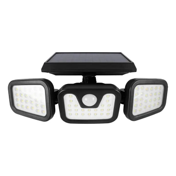 Aplică LED solară cu senzor LED/1,5W/3,7V 6000K IP44