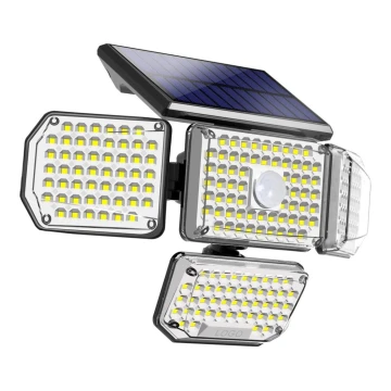 Aplică LED solară cu senzor LED/5,5V IP44