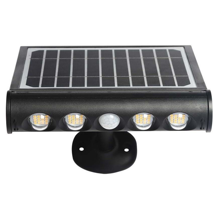 Aplică LED solară cu senzor LED/8W/3,7V IP65 4000K