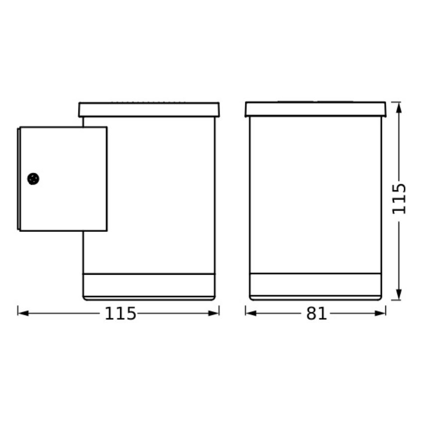 Aplică LED solară Ledvance ENDURA STYLE SOLAR LED/0,5W/2,4V IP44