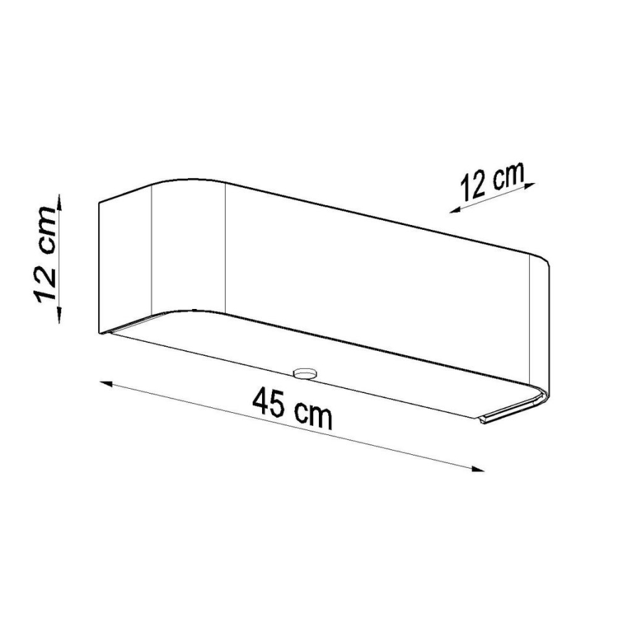 Aplică LOKKO 2xE14/60W/230V albă