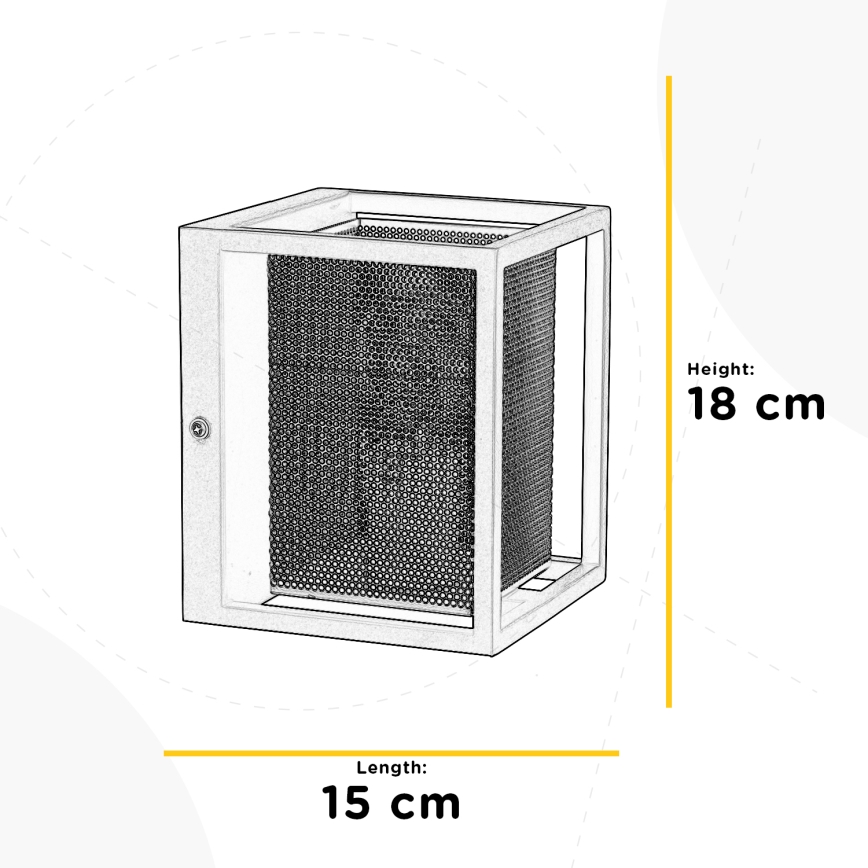 Aplică ONLI MALIK 1xE27/22W/230V auriu/negru