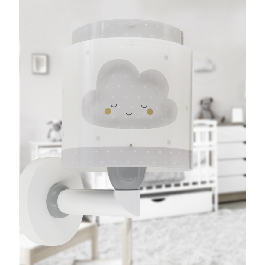 Aplică pentru copii BABY DREAMS 1xE27/15W/230V gri Dalber 76019E