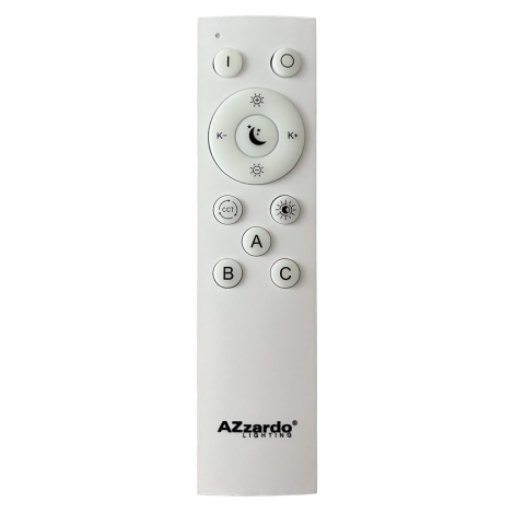 Azzardo AZ5012 - Lustră LED dimabilă pe cablu SANTANA LED/80W/230V negru + control la distanță