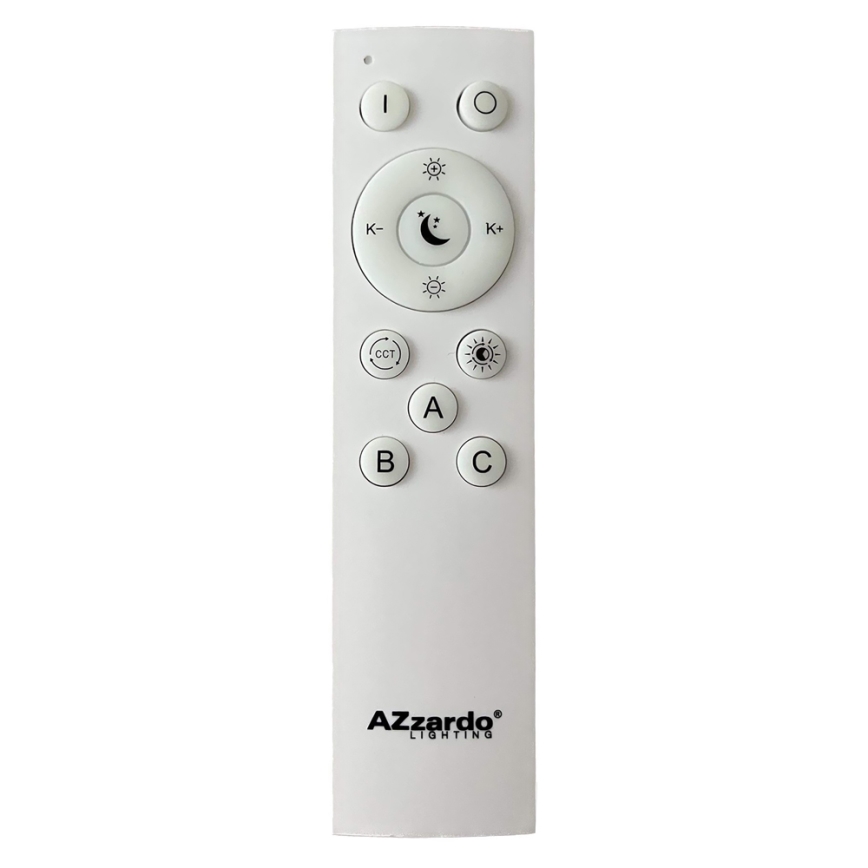 Azzardo AZ5013 - Lustră LED dimabilă pe cablu SANTANA LED/80W/230V auriu + control la distanță