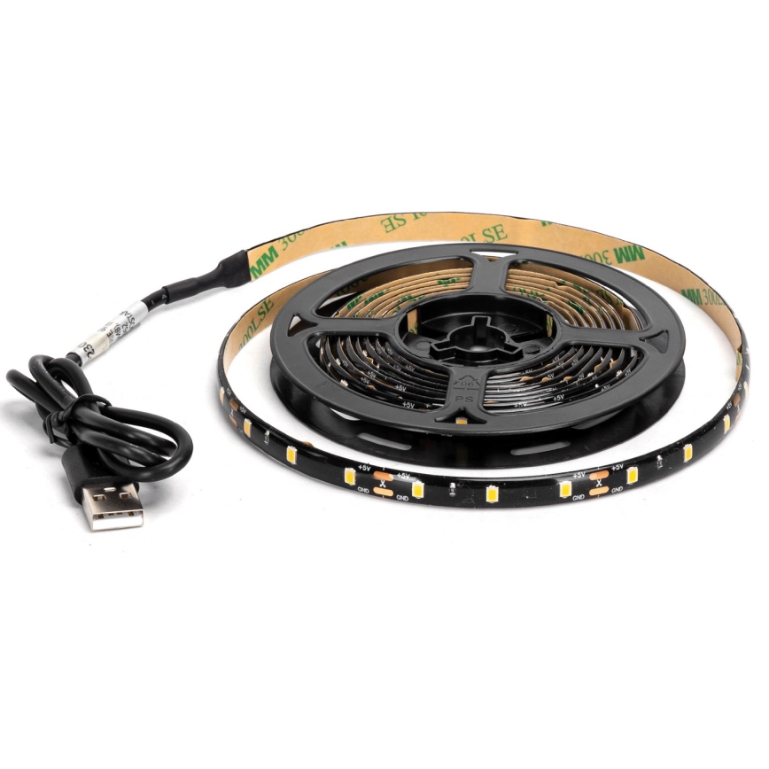 Bandă LED Aigostar 2m LED/4,9W/5V 2700K IP65