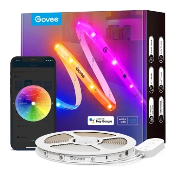 Bandă LED Govee Wi-Fi RGBIC Smart PRO 5m extra durabilă