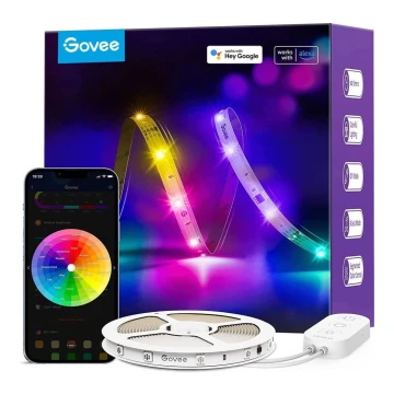 Bandă LED Govee Wi-Fi RGBIC Smart PRO 5m